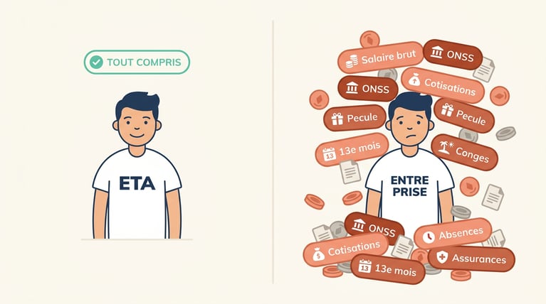 Un travailleur en ETA coûte-t-il vraiment plus cher qu'un salarié ?