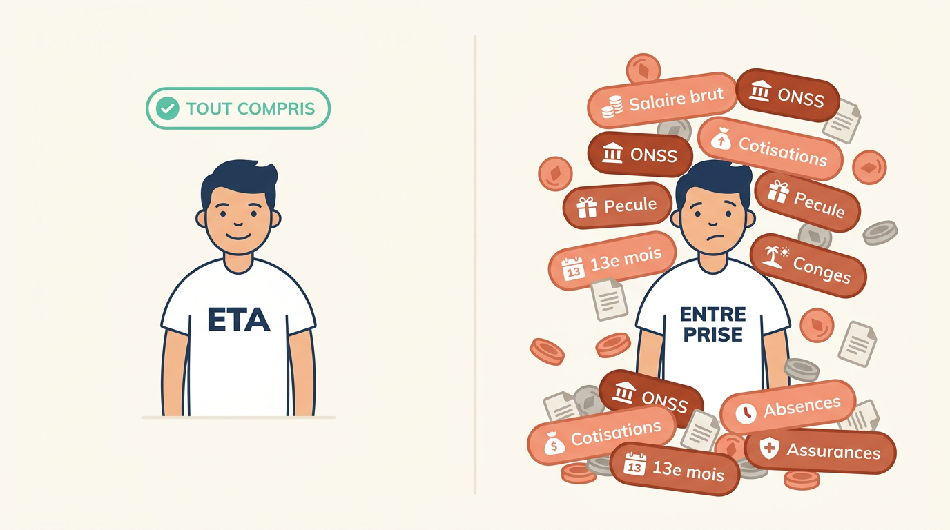 Un travailleur en ETA coûte-t-il vraiment plus cher qu'un salarié ?